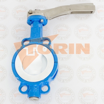 Zawór klapowy DN 80 PTFE EBRO