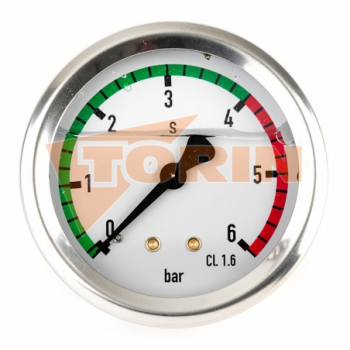 Manometer 0-6 bar 1/4 zadný...