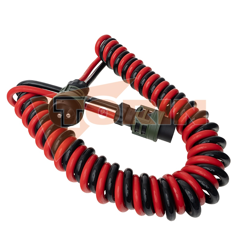 Câble d‘alimentation OTAN spirales 24V 2 plots 6 m Câble d‘alimentation OTAN spirales 24V 2 plots 6 m