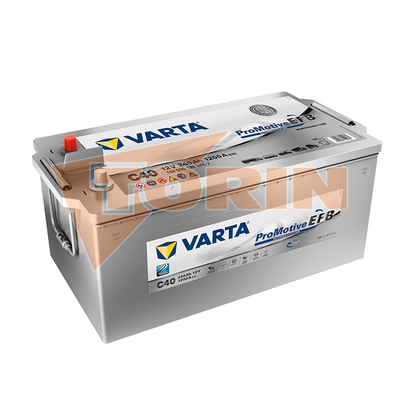Car battery 12V 240Ah 1200A VARTA Promotive EFB Car battery 12V 240Ah 1200A VARTA Promotive EFB
