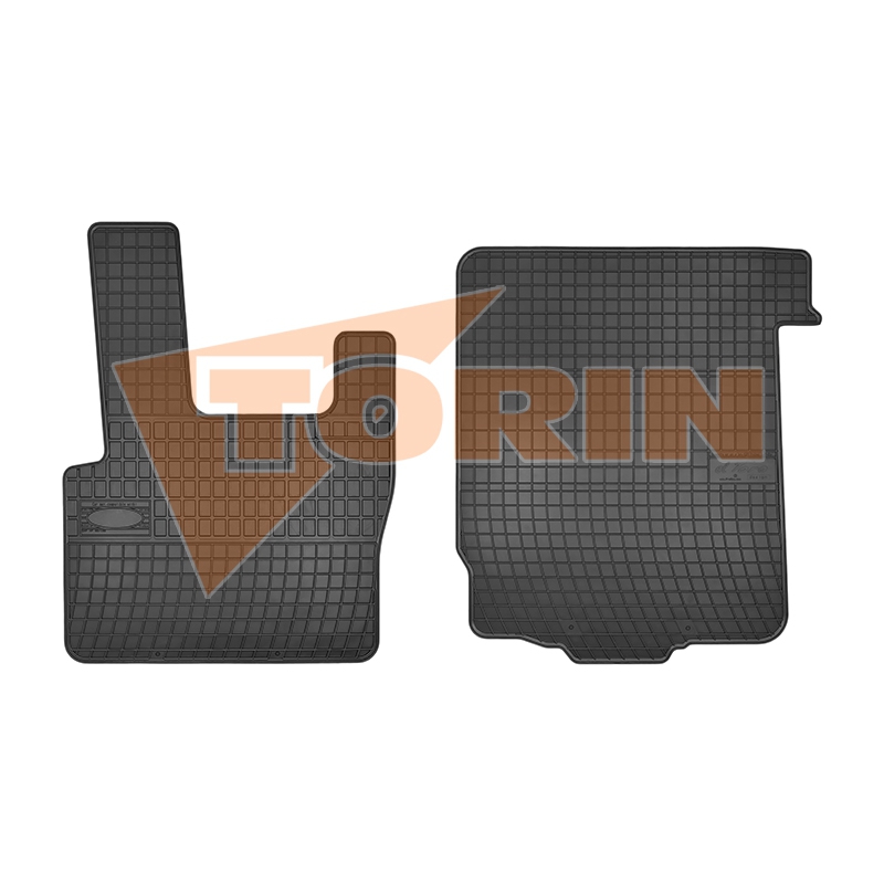 Kožený koberec DAF XF 105 XF 106 2014- automat bez Webasto šedý