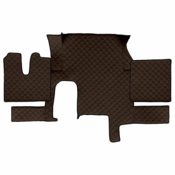 Leather floor mat MAN TGX...