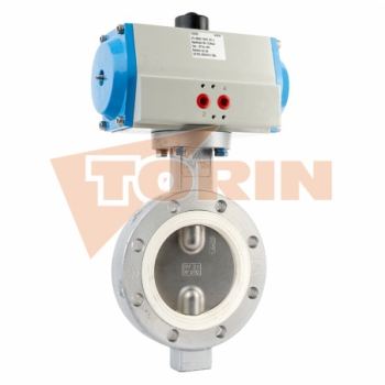 Zawór klapowy z napędem...