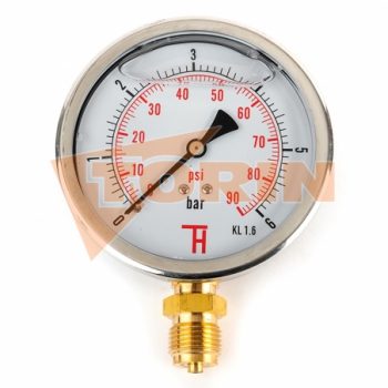 Pressure gauge 0-6 bar 1/2...
