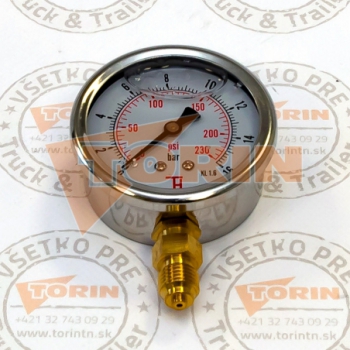 Pressure gauge 0-16 bar 1/4...
